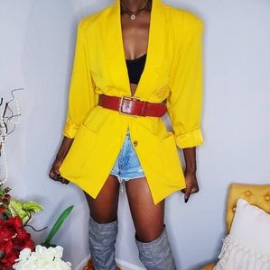 Yellow Vintage Blazer 💛 SOLD